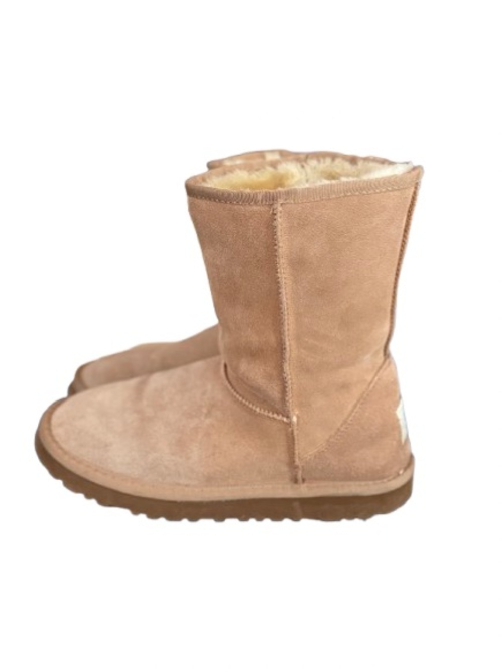 UGG Australia Classic Short Chestnut Sheepskin Suede Boots Women’s 8 - Picture 2 of 7